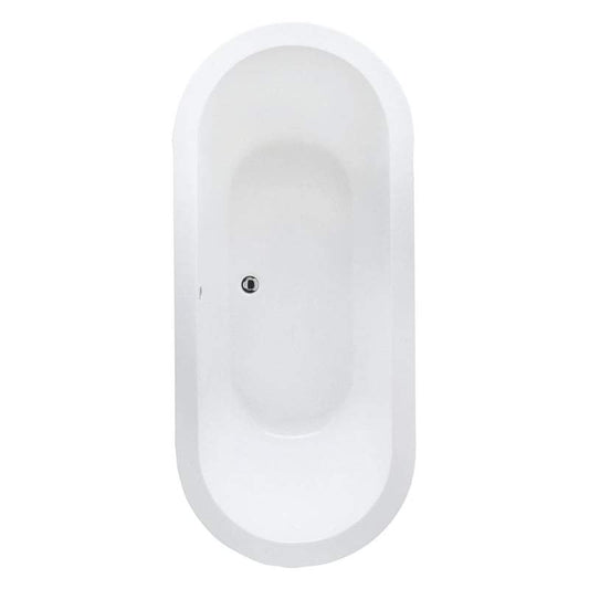 DKM Bath 1800mm x 800mm in Alpine White - RAK Ceramics