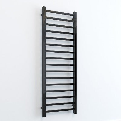 Onyx Black Nickel Towel Rail - All Sizes - Aqua