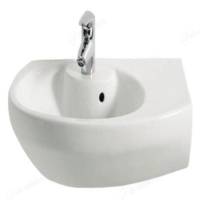 Senso Compact 680mm Corner Basin - 1 Tap Hole - Roca