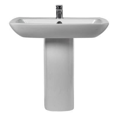 Piccolo Back to Wall Cloakroom Suite - Aqua