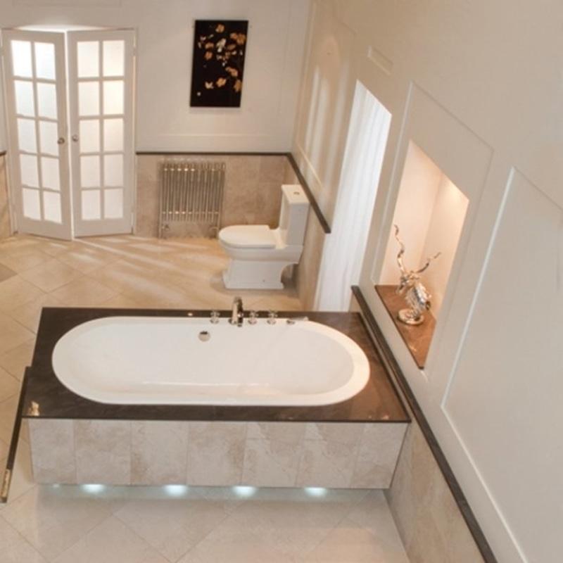 DKM Bath 1800mm x 800mm in Alpine White - RAK Ceramics