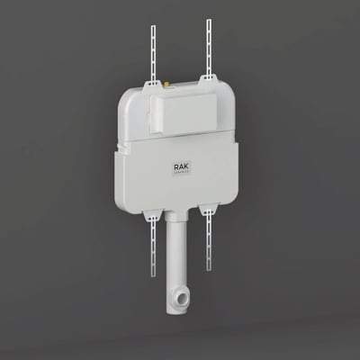 Ecofix 8cm Slimline Front Flush Regular Concealed Cistern - RAK Ceramics