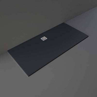 Feeling Bathtub Replacement Shower Tray Solid Black - All Sizes - RAK Ceramics