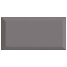 Load image into Gallery viewer, Mini Metro Gloss Dark Grey Bevel Decor 150mm x 75mm (68 per Box)
