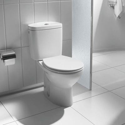Laura Eco Toilet Pack - Close-Coupled Toilet Pan, Seat & Cistern - Roca