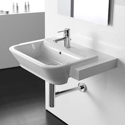 The Gap Semi Recessed Basin 1 Tap Hole - Roca