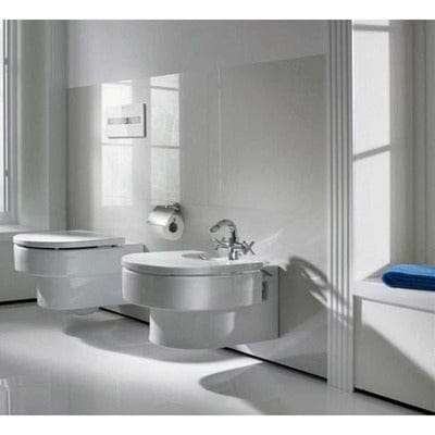 Loft Chrome Bidet Mixer Tap With Pop-Up Waste - Roca