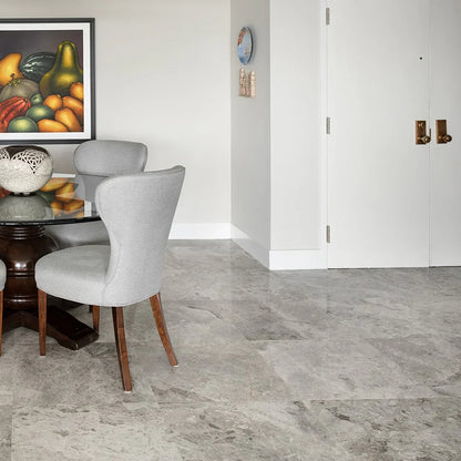 Tundra Honed Marble Tiles 610x610 - Elegant Stone Design