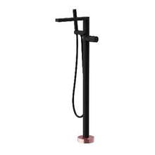 Load image into Gallery viewer, Velar Freestanding Bath Shower Mixer - Black - Aqua
