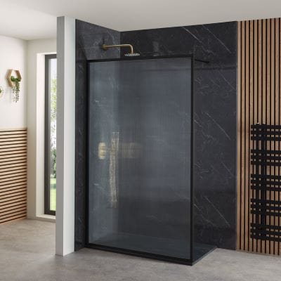 Velar Fluted Walk-in Panel 1200 x 1950mm - All Finishes - Aquaglass