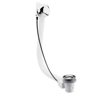 Pop-Up Chrome Bath Waste - Aqua