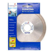 Load image into Gallery viewer, CC750 Tile Curve Cutting Blade (115mm x 22.2mm) - Marcrist Tools &amp; Workwear
