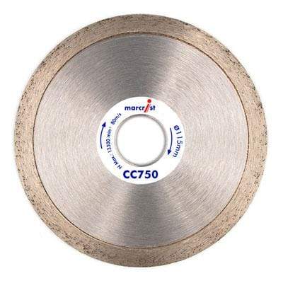 CC750 Tile Curve Cutting Blade (115mm x 22.2mm) - Marcrist Tools & Workwear