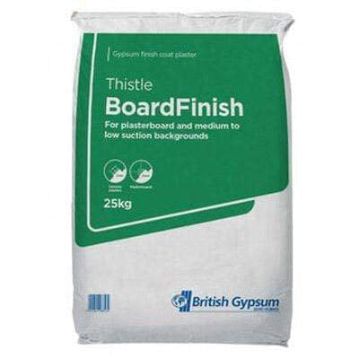 Thistle Board Finish 25Kg - Pallet of 56 Bags x 10 Pallets (Half Load) - British Gypsum Building Materials
