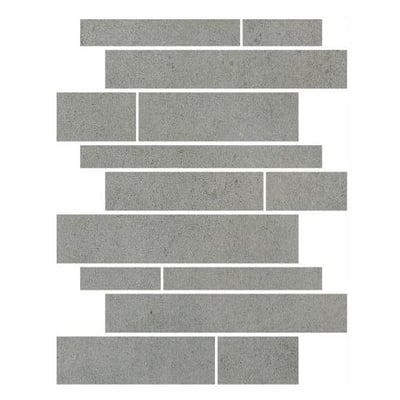 Surface Cool Grey Matt Brick Mosaic