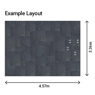 Indian Limestone Patio Pack Kadappa Black (84 Slabs - 15.2m2 per Pack)