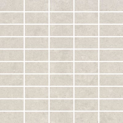 Lounge Light Grey Unpolished Mosaic Tile Sheet