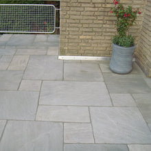 Load image into Gallery viewer, Heritage Light Grey Sandstone Paving Pack (19.5m2 - 66 Slabs/Mixed Pack)
