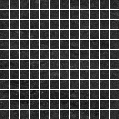 RAK Lounge Black Unpolished Mosaic Tile Sheet - Buy Now