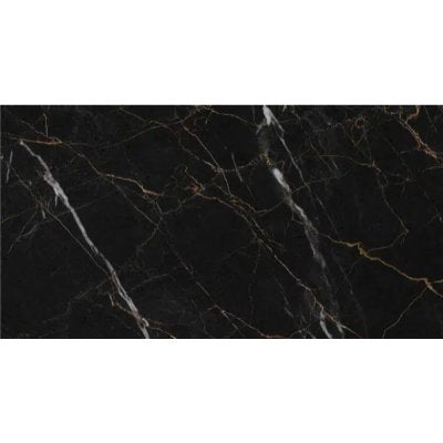 Marquina Polished Porcelain Wall and Floor Tile (2 per Box)