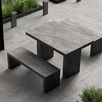 Ceres Slate Finish Outdoor Paving Pebble Tile