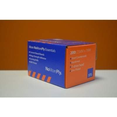 25mm STS Fibre Cement Board Screws - All Packs - NoMorePly