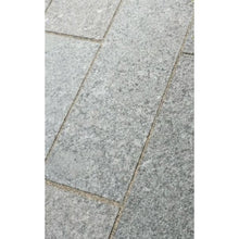 Load image into Gallery viewer, Misty Black Pearl Granite Effect Sandstone Paving Pack (19.50m2 - 66 Slabs / Mixed Pack)

