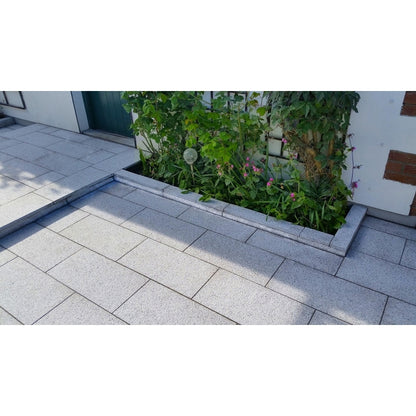 Misty Grey Granite Effect Sandstone Paving Pack (19.50m2 - 66 Slabs / Mixed Pack)