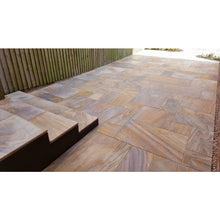 Load image into Gallery viewer, Chivas Rainbow Sandstone Paving Pack (19.50m2 - 66 Slabs / Mixed Pack)
