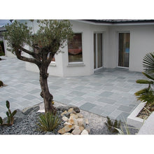 Load image into Gallery viewer, Traditional Kotah Blue Limestone Paving Pack (19.50m2 - 66 Slabs / Mixed Pack)
