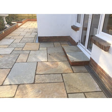 Load image into Gallery viewer, Traditional Yellow Lime Limestone Paving Pack (19.50m2 - 66 Slabs / Mixed Pack)

