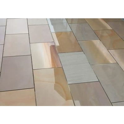 Chivas Raj Green Sandstone Paving Pack (19.50m2 - 66 Slabs / Mixed Pack)
