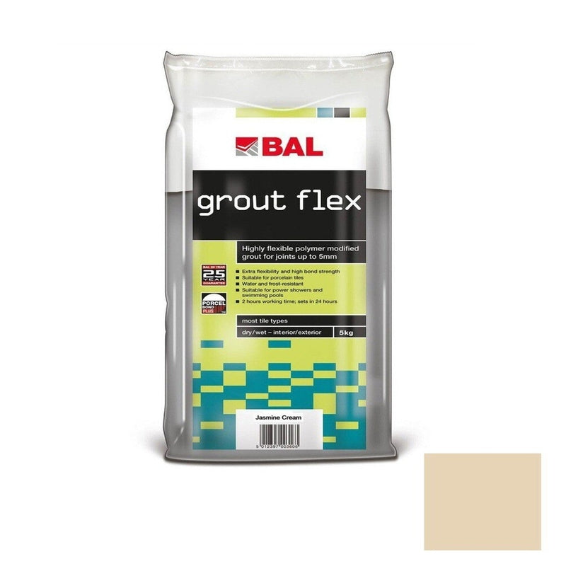 BAL Grout Flex Wall Tile Grout - 5KG