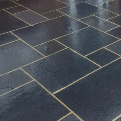 Indian Limestone Patio Pack Kadappa Black (84 Slabs - 15.2m2 per Pack)
