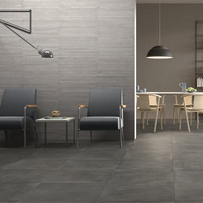 Basic Concrete Dark Beige Multi Strip (14 Per Box)