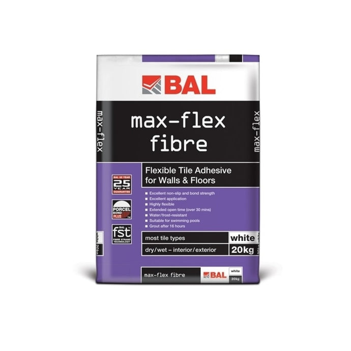 Max-Flex Fibre Wall Tile Adhesive - All Colours