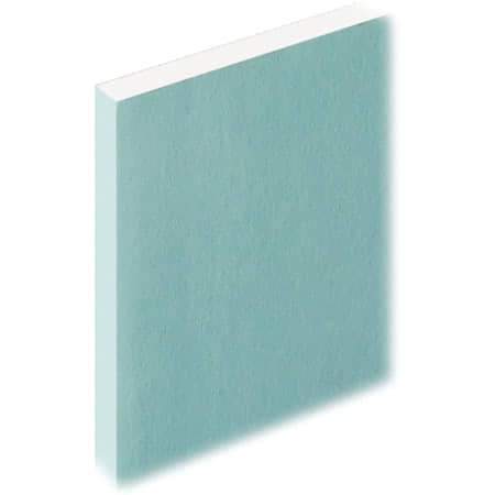 Knauf Moisture Panel Plasterboard Tapered Edge - 2.4m x 1.2m x 12.5mm - Knauf Building Materials