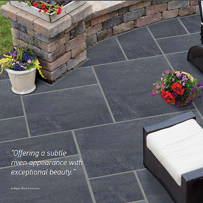 Indian Limestone Patio Pack Kadappa Black (84 Slabs - 15.2m2 per Pack)