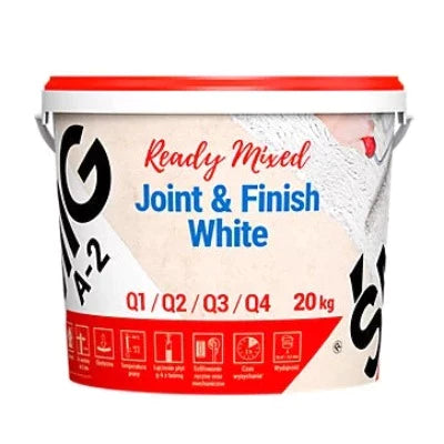 SMIG A-2 Ready Mixed Jointing and Finishing Compound - White x 15Kg - Build4less